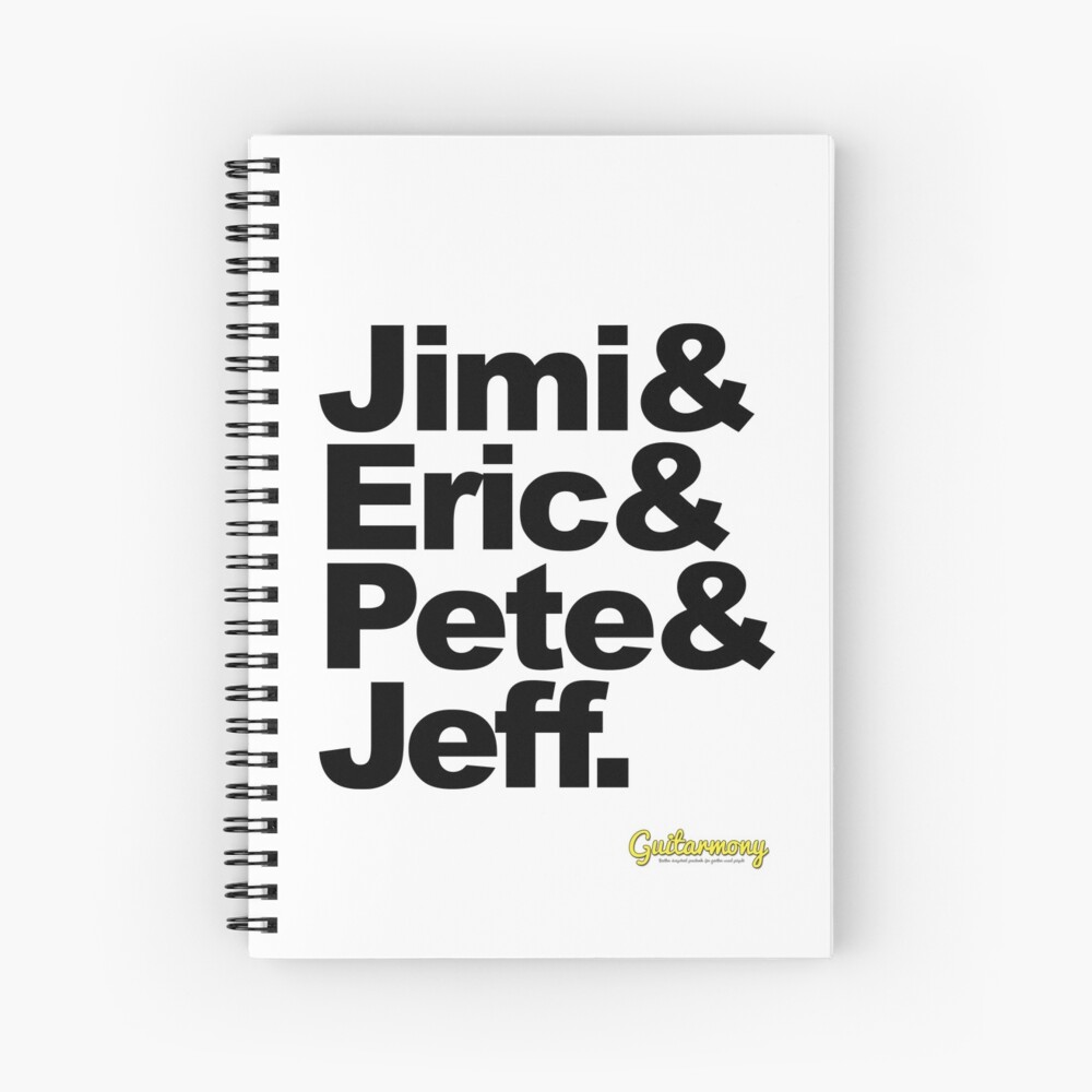 Item preview, Spiral Notebook designed and sold by Guitarmony.