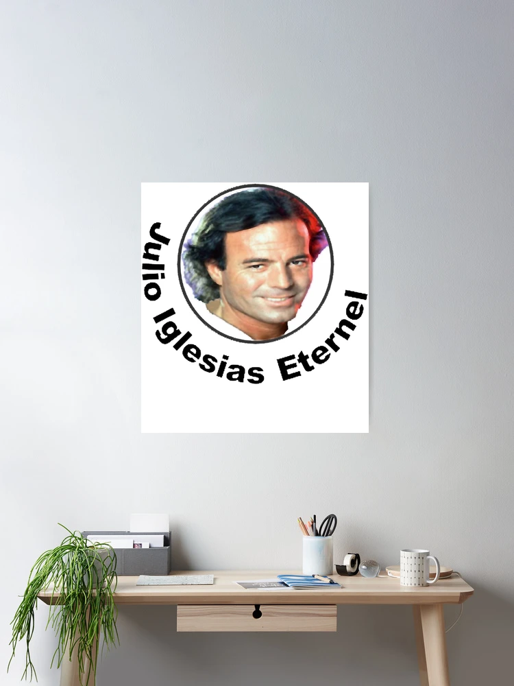 Day Gift for Special Julio Iglesias Retro Wave Poster for Sale by