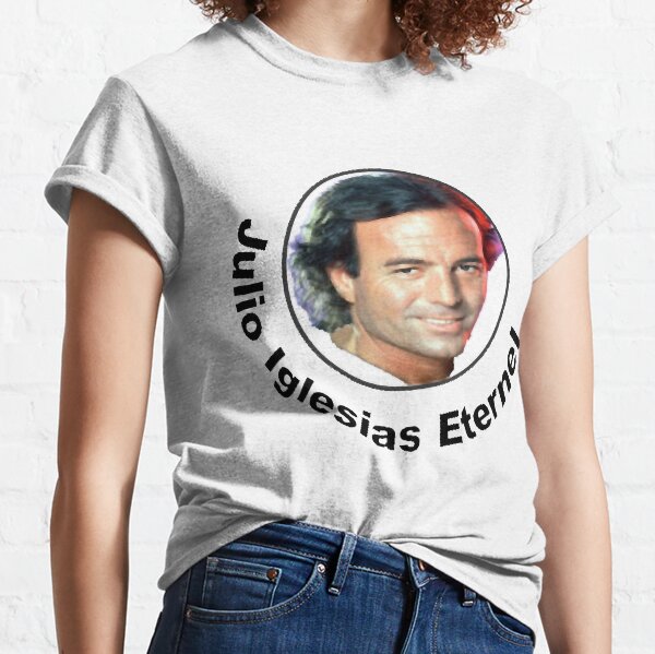 Day Gift for Special Julio Iglesias Retro Wave Essential T-Shirt for Sale  by Misskaileequigl