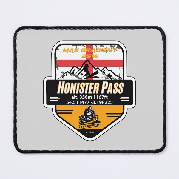 Item preview, Honister Pass England Lake District Sticker T-Shirt Motorcycle I've Done It! designed and sold by OuterShellUK.