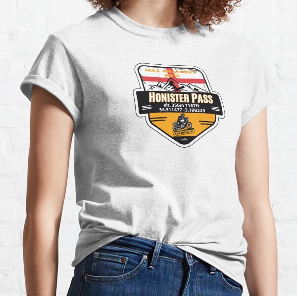 Item preview, Honister Pass England Lake District Sticker T-Shirt Motorcycle I've Done It! designed and sold by OuterShellUK.