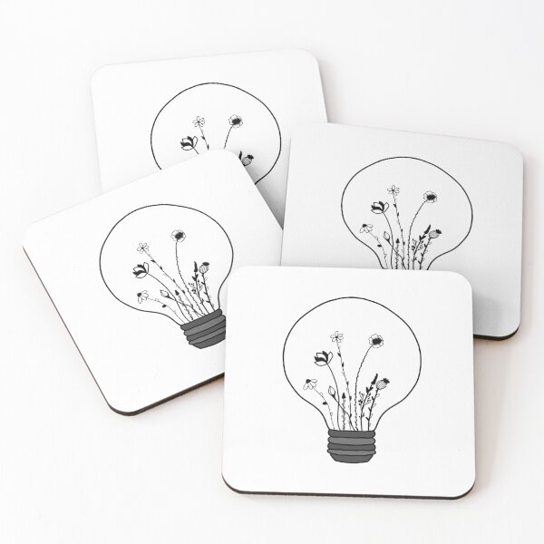 Item preview, Lightbulb with flowers terrarium  designed and sold by GeKrayr.