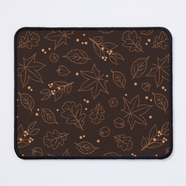 Item preview, Brown Autumn Leaves Pattern designed and sold by Melissa Plugge-Dekker.