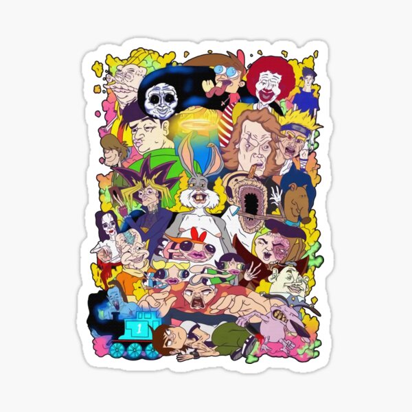 "MeatCanyon Merch Cartoon Women Long Sleeve Sweat" Sticker by LASKFN