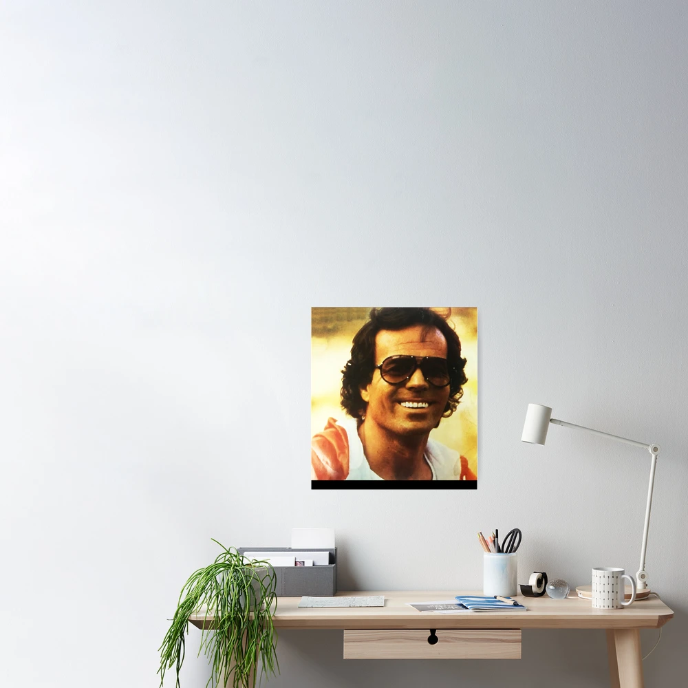 Day Gift for Special Julio Iglesias Retro Wave Poster for Sale by  Misskaileequigl