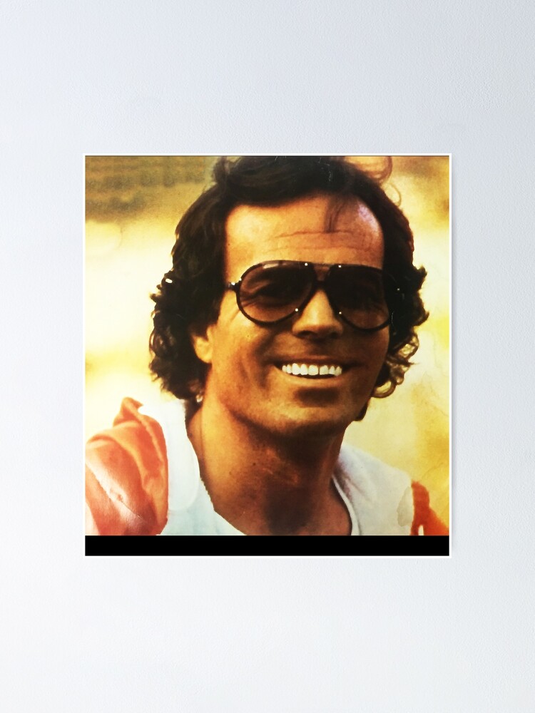 Day Gift for Special Julio Iglesias Retro Wave Poster for Sale by  Misskaileequigl