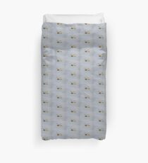 Yellow Helicopter Duvet Cover