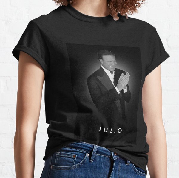 Para Hombre Mujer Julio Iglesias Regalo para Halloween Camiseta clásica