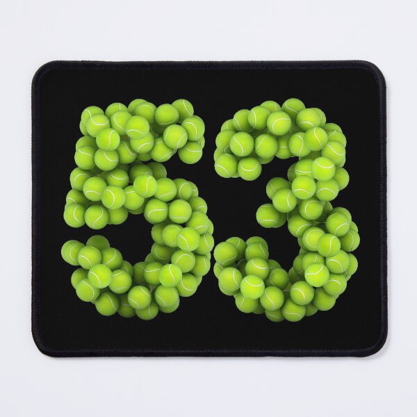Item preview, Tennis Player Number 53 - Tennis Sports fifty-three Game Set Match 53 designed and sold by elhefe.