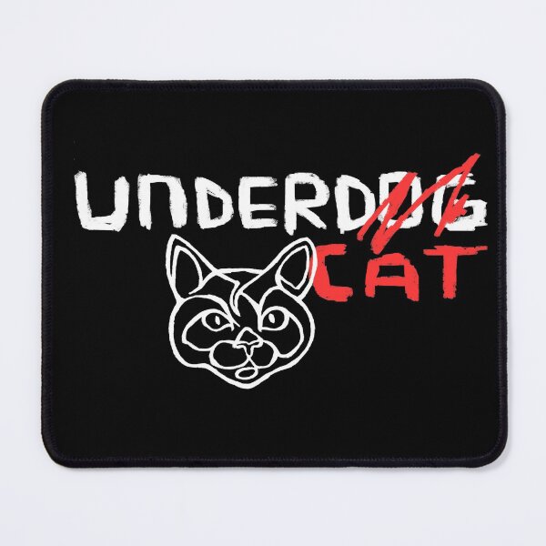 Item preview, Cat Vs Dog Funny Cat Love Joke, Undercat Vs Underdog, Cat Pun designed and sold by badlydrawnbabe.