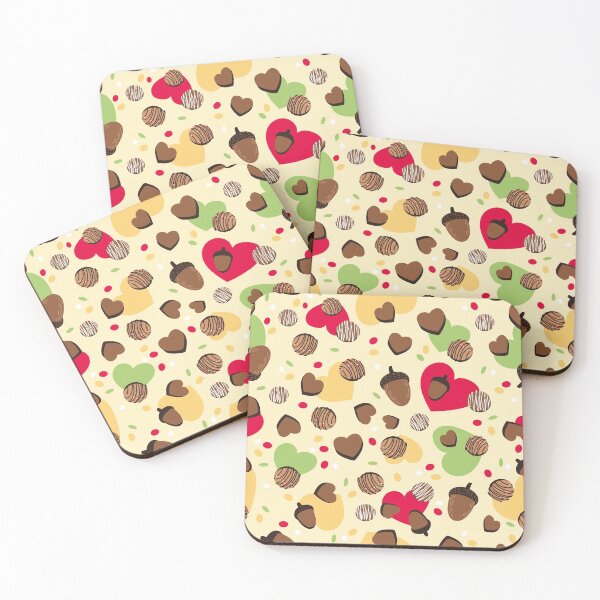 Item preview, Chocolate Autumn Party Pattern designed and sold by Melissa Plugge-Dekker.