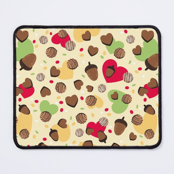 Item preview, Chocolate Autumn Party Pattern designed and sold by Melissa Plugge-Dekker.