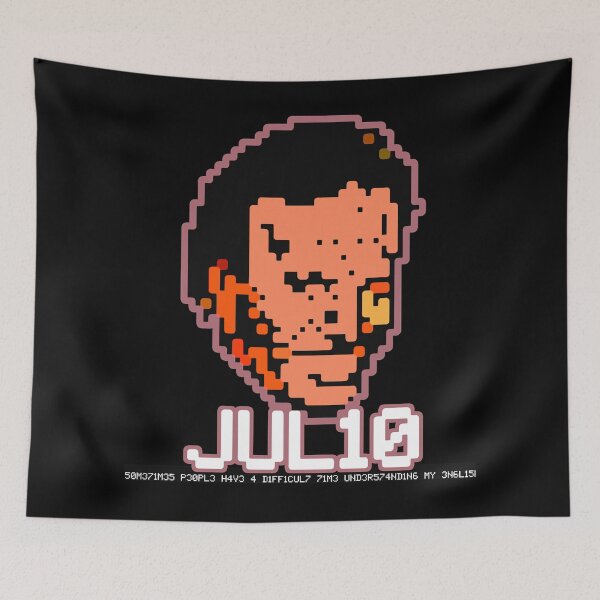 Item preview, Great Model 8Bit Julio On English Retro Vintage designed and sold by Misskaileequigl.