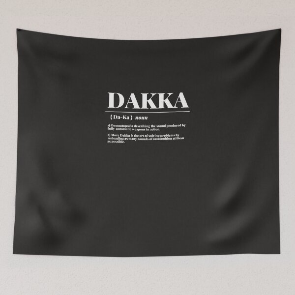 Artikelvorschau, "Dakka" 40k Ork Dictionary Definition Print Classic Copy entworfen und verkauft von FinnMeyer.