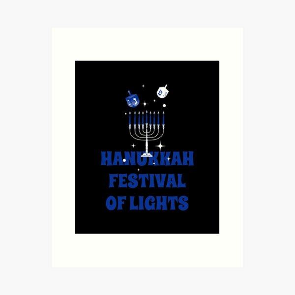 Item preview, Hanukkah Festival Of Lights Design designed and sold by Artpace.