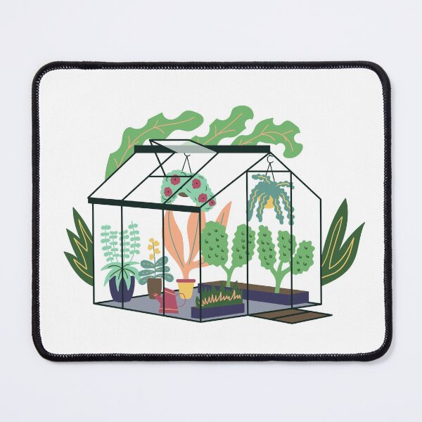 Item preview, Greenhouse Building Nature - Hanging Planters designed and sold by SugarrMonkey.