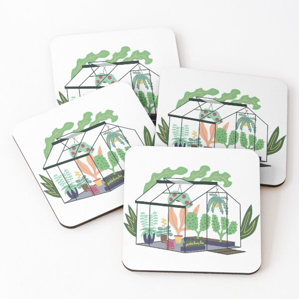 Item preview, Greenhouse Building Nature - Hanging Planters designed and sold by SugarrMonkey.