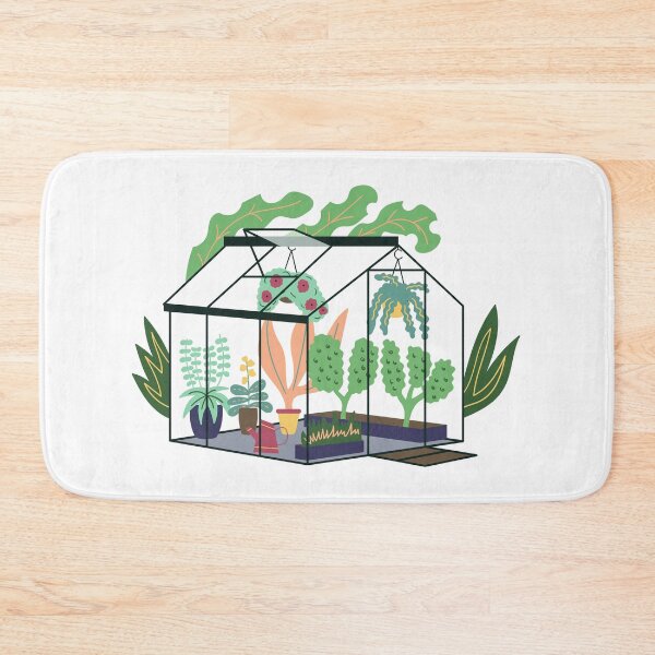 Item preview, Greenhouse Building Nature - Hanging Planters designed and sold by SugarrMonkey.