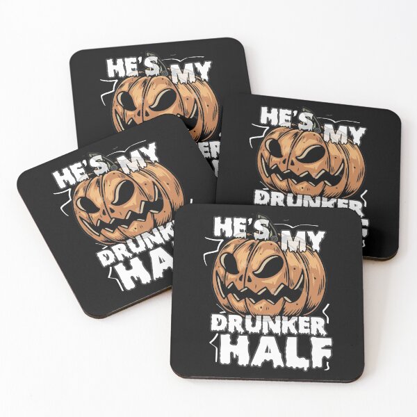 Item preview, Cute Hes My Drunker Half Halloween Couples Costume,Cute His and Her Halloween, Matching Halloween 2021 designed and sold by ShopAlso.