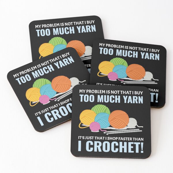 Item preview, Crocheting Crochet Knitting Crocheter Funny designed and sold by CuteDesigns1.