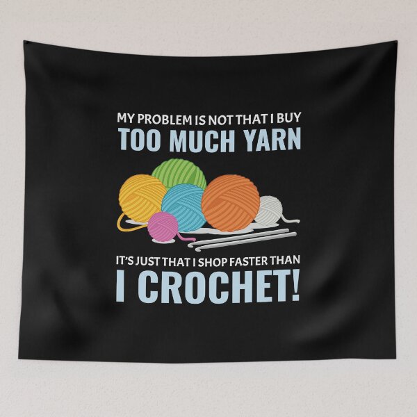Item preview, Crochet Crochet Knitting Crocheter Divertido designed and sold by CuteDesigns1.