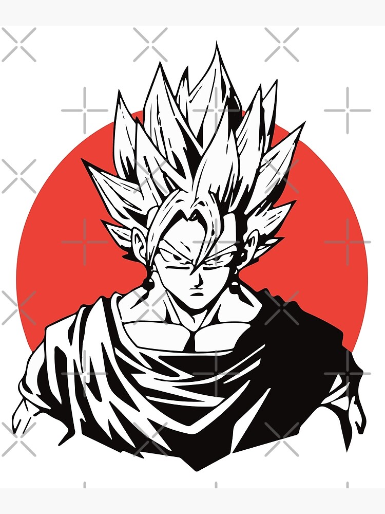 Son Goku Super Saiyan Mode posters & prints by Indi Creator - Printler