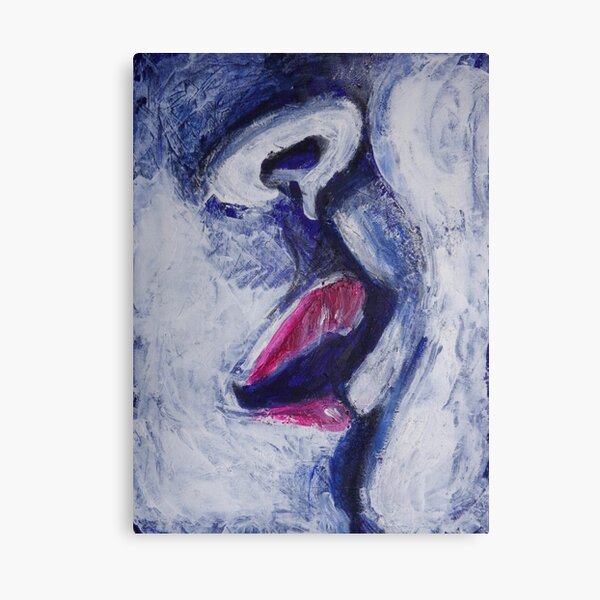 Item preview, Lovers - Kiss In Midnight Blue designed and sold by Carmen Tyrrell.