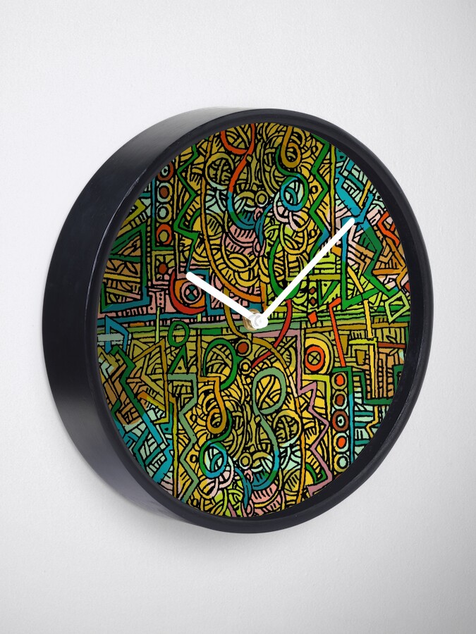 Thumbnail 2 von 4, Uhr, Psychedelic Time designt und verkauft von Theo Kerp.