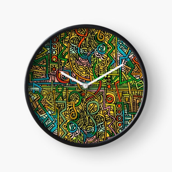 Psychedelic Time Clock