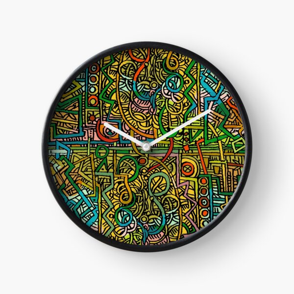 Psychedelic Time Uhr