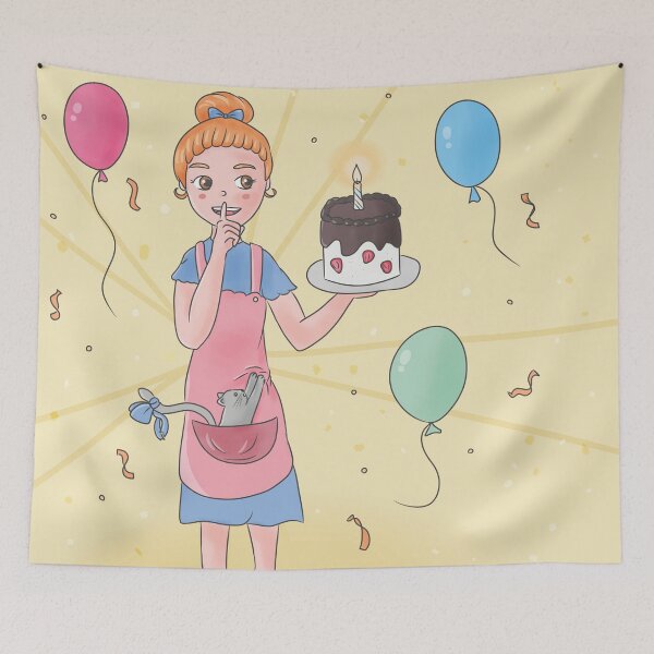Item preview, Anime birthday surprise designed and sold by kelnan.