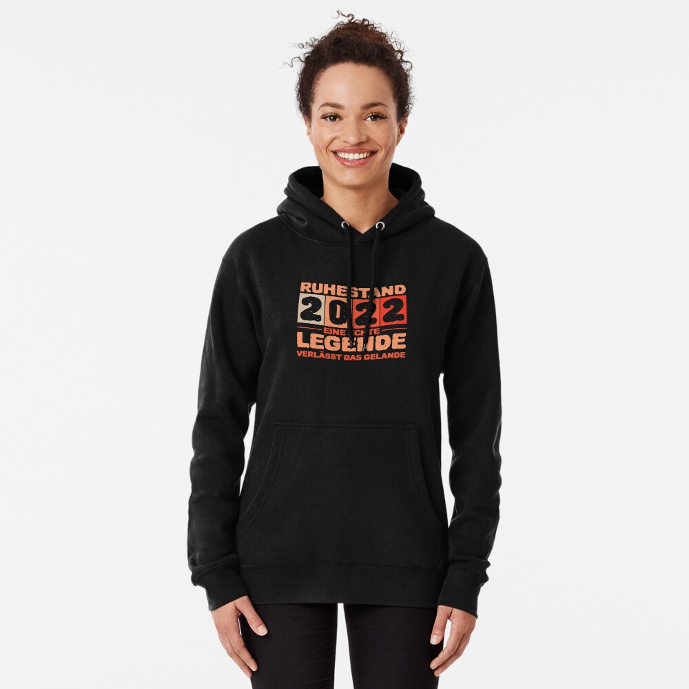 Ruhestand 2022 Eine Echte Legende Zitat Hoodie