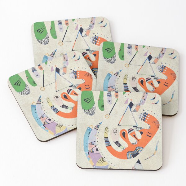 Item preview, KANDINSKY HD - Green and Red 1940 designed and sold by Go Logo Designs.
