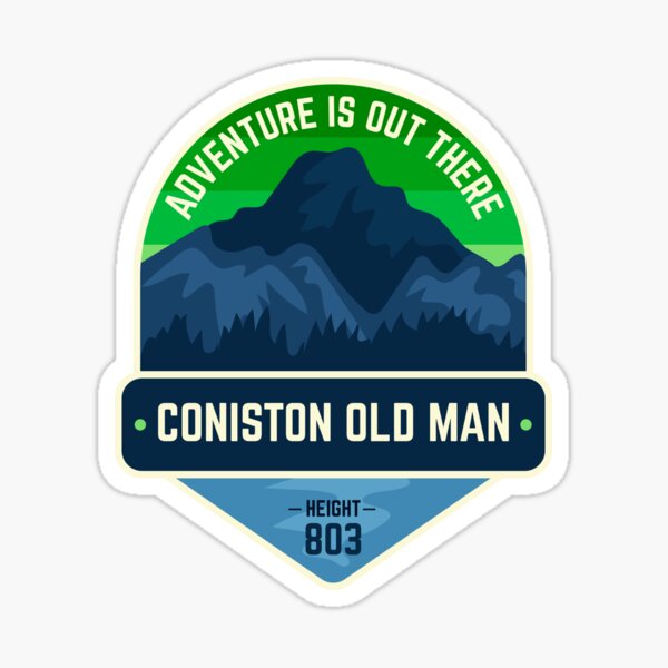 Coniston Old Man - Cumbria Sticker