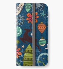 joyous jumble indigo iPhone Wallet/Case/Skin