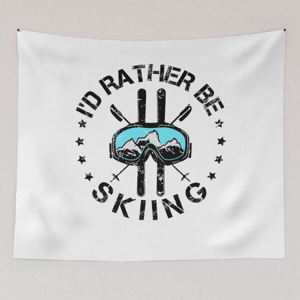 Item preview, I'd Rather Be Skiing designed and sold by jaygo.