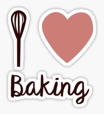 I <3 Baking Sticker