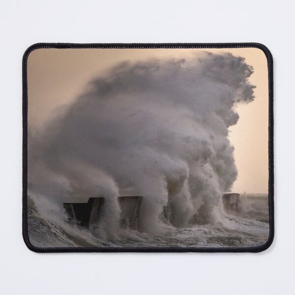 Item preview, Shot Of a Wave Hitting The Rocks, Brittany designed and sold by spirit-of-art.