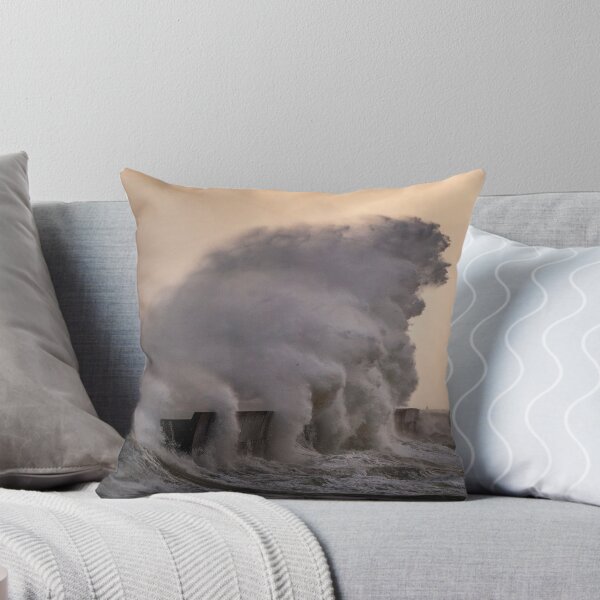 Item preview, Shot Of a Wave Hitting The Rocks, Brittany designed and sold by spirit-of-art.