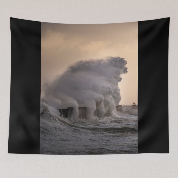 Item preview, Shot Of a Wave Hitting The Rocks, Brittany designed and sold by spirit-of-art.