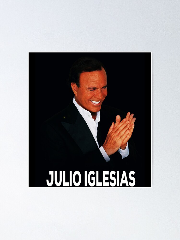 Day Gift for Special Julio Iglesias Retro Wave Poster for Sale by