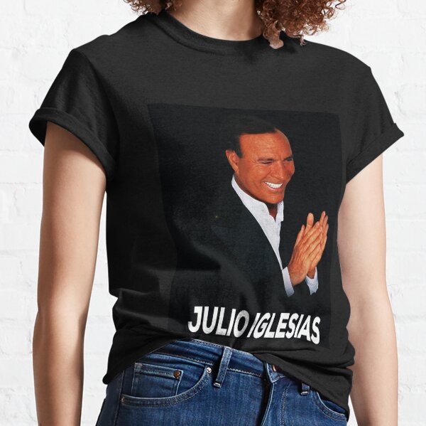 Vintage Photograp Julio José Iglesias Cool Gift Camiseta clásica