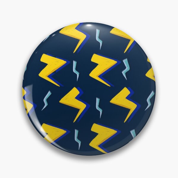 Item preview, Yellow and Blue Lightning Bolt designed and sold by kelnan.