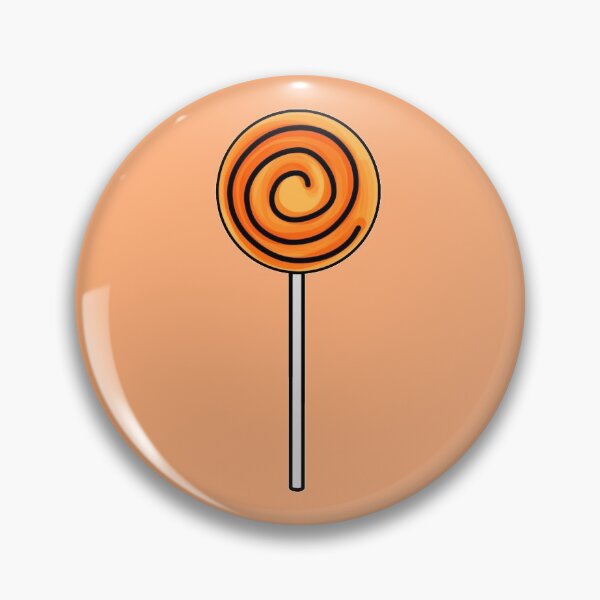 Item preview, Pastel Orange and Minimalistic Sweet Lollipop designed and sold by Barolina.