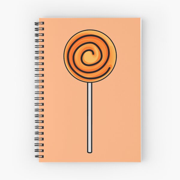 Item preview, Pastel Orange and Minimalistic Sweet Lollipop designed and sold by Barolina.