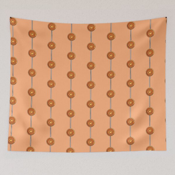 Item preview, Pastel Orange and Minimalistic Sweet Lollipop designed and sold by Barolina.