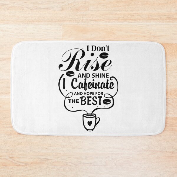 Item preview,  i dont rise and shine i caffeinate and hope for the best-Womens Funny Coffee Coffee Lover Saying For Her Mom Wine designed and sold by Hartics.