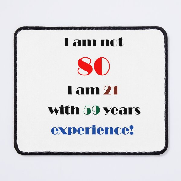 Item preview, I am not 80 designed and sold by designingjudy.