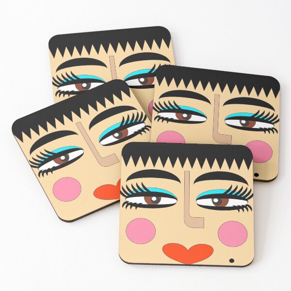 Item preview, Cute Girl Face with Fringe designed and sold by jantulov.