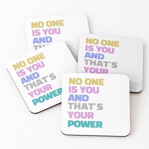 Item preview, no one is you and that's your power designed and sold by photograpyshop.
